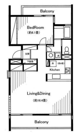 アリソ東船橋の物件間取画像